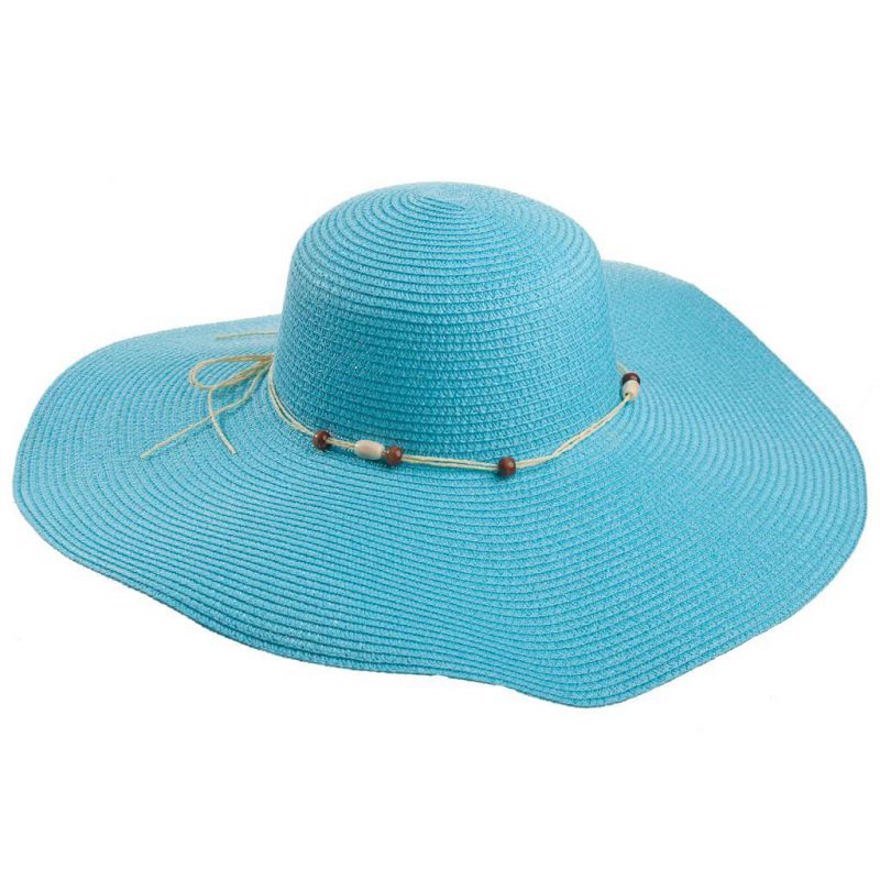 sombrero sra de ala ancha con detalle