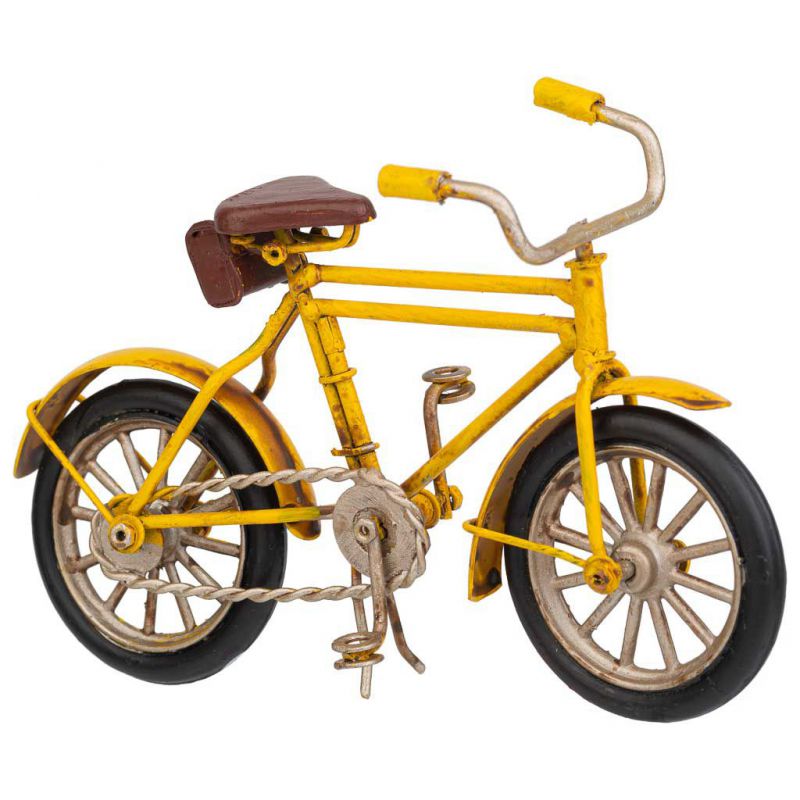 bici metal amarillo