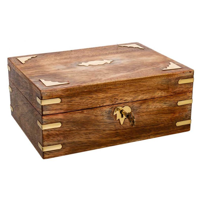 caja joyero de madera