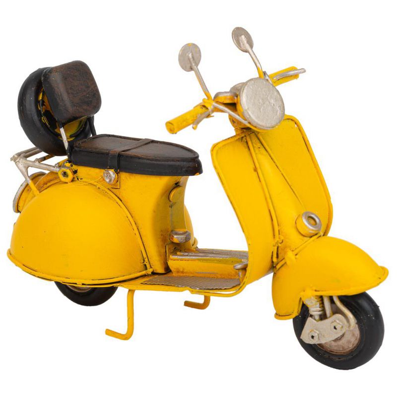 moto metal amarillo