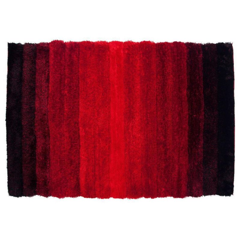 alfombra 3d negro-rojo